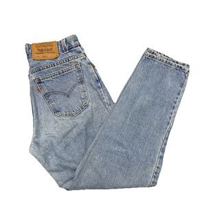 Levis 15951 Orange Tab Womens Vintage Mom Jeans Size 8 Short Relaxed Tapered Y2K